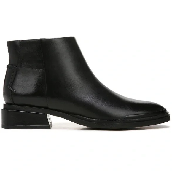 Franco Sarto | Shoes | New In Box Franco Sarto Black Leather Anemi Zip  Booties Ankle Boot Size 75 | Poshmark